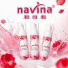 The female model showcases the smooth foaming facial cleanser, which deeply cleanses, moisturizes, nourishes and naturally beautifies the skin Specification image